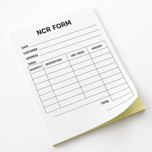2-part NCR Form Apex Workwear