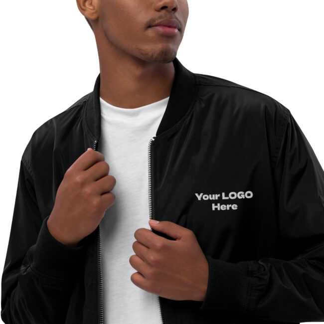 Premium unisex recycled bomber jacket | Custom Embroidery - Image 2