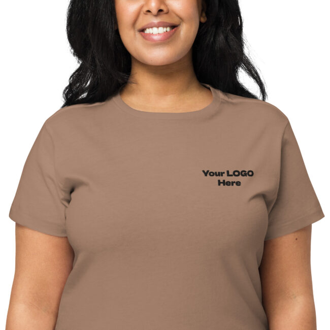 Women’s high-waisted t-shirt | Cotton Heritage OW1086 - Image 2