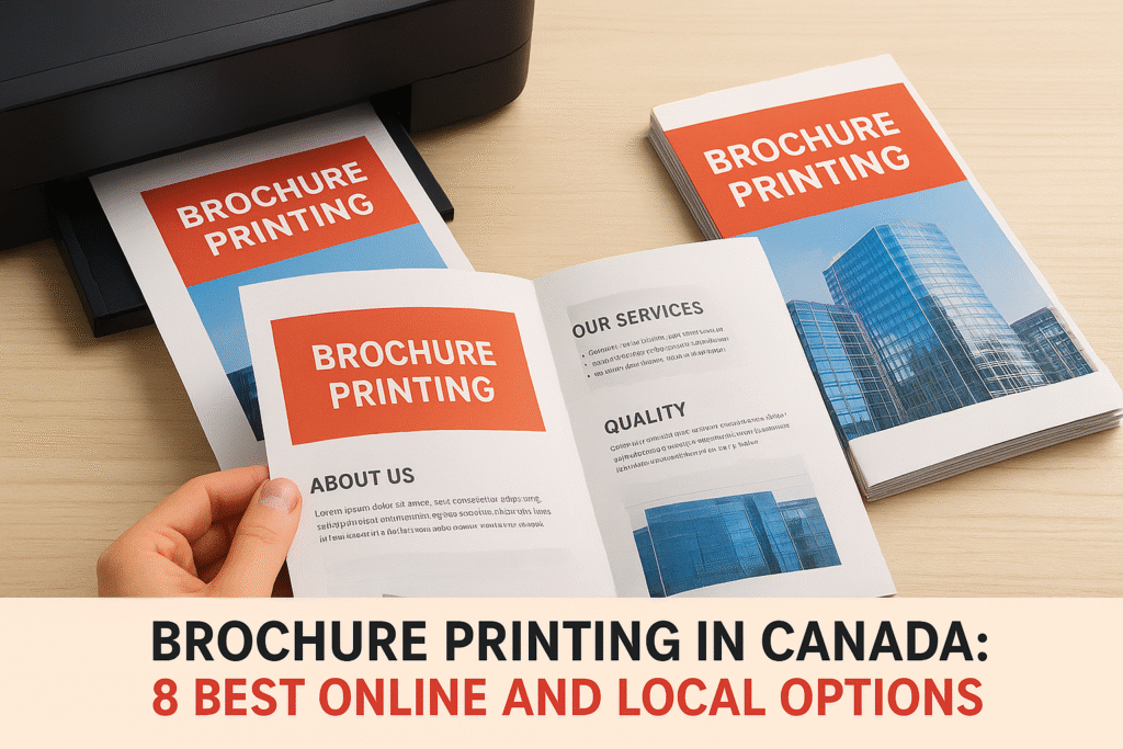 Brochure Printing in Canada: 8 Best Online and Local Options
