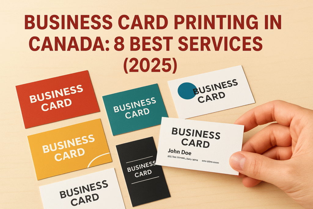 Business Card Printing in Canada: 8 Best Services (2025)
