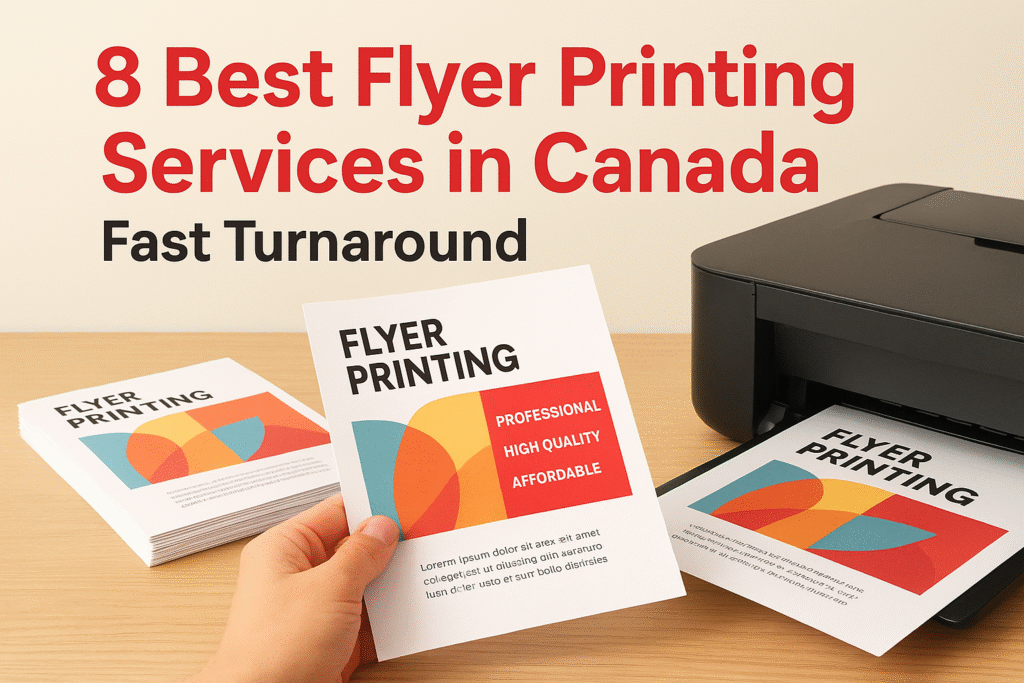 8 Best Flyer Printing Services in Canada (Fast Turnaround)