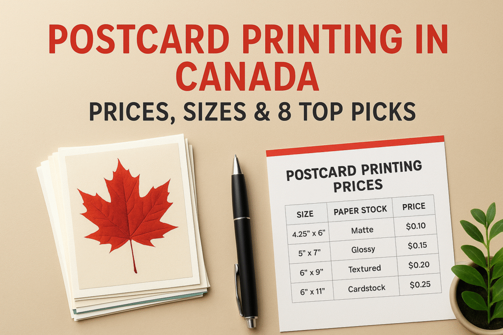 Postcard Printing in Canada: Prices, Sizes & 8 Top Picks