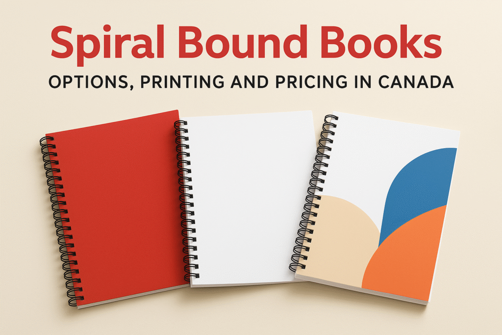 Spiral Bound Books: Options, Printing And Pricing In Canada