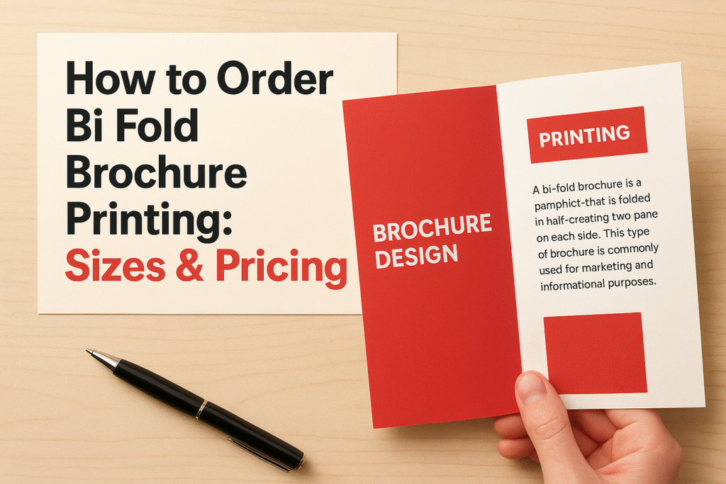 How to Order Bi Fold Brochure Printing: Sizes & Pricing