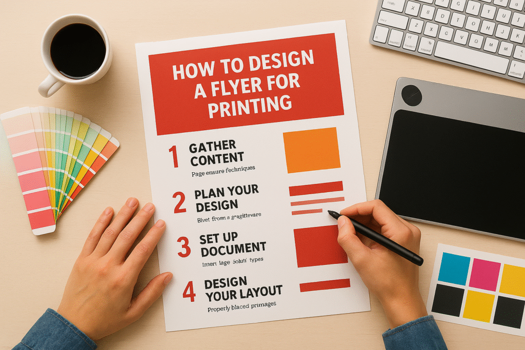 From Layout to PDF: How to Design a Flyer for Printing