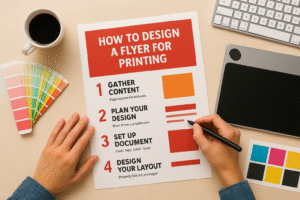 From Layout to PDF: How to Design a Flyer for Printing