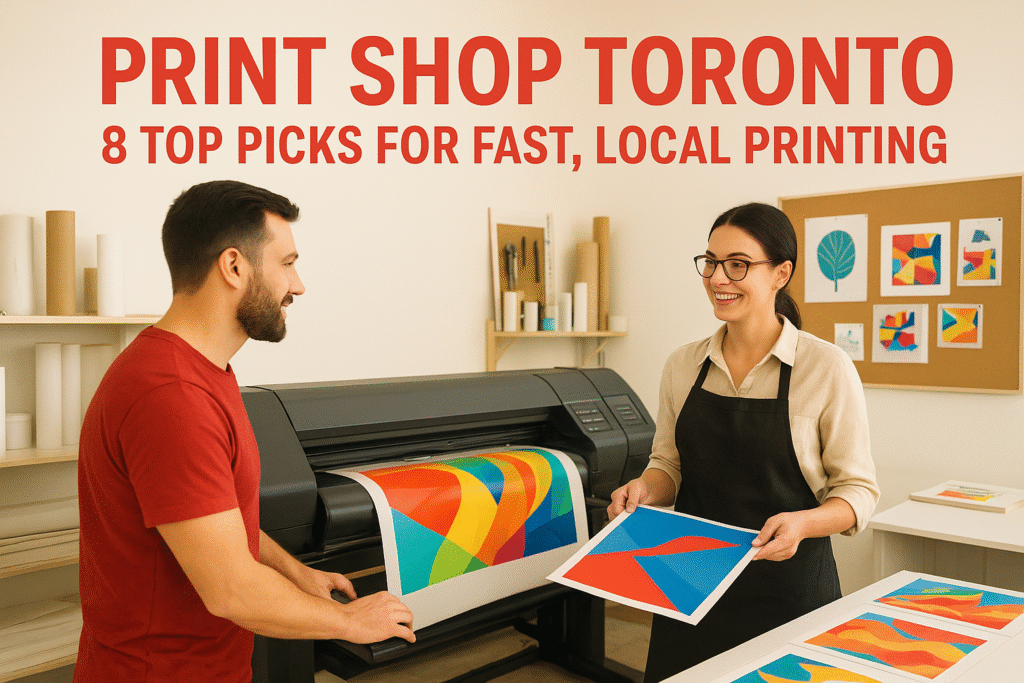 Print Shop Toronto: 8 Top Picks for Fast, Local Printing