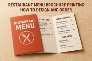Restaurant Menu Brochure Printing: How to Design and Order