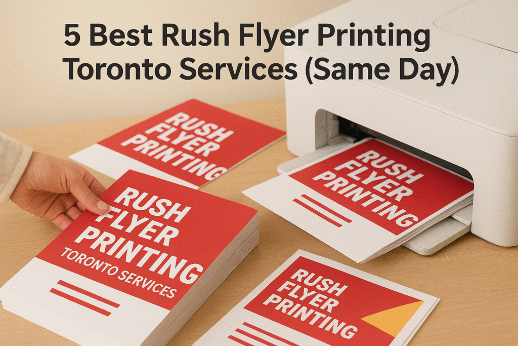 5 Best Rush Flyer Printing Toronto Services (Same Day)