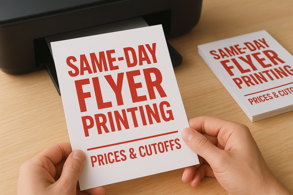Top 8 Same-Day Flyer Printing in Canada: Prices & Cutoffs