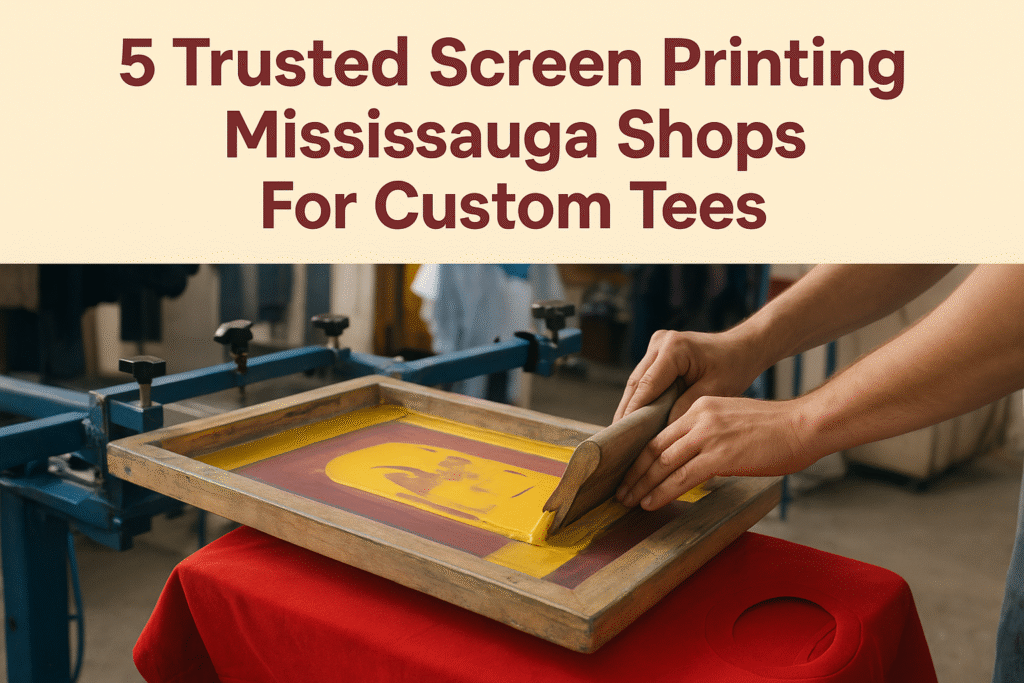 5 Trusted Screen Printing Mississauga Shops For Custom Tees