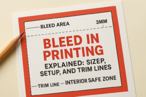 Bleed In Printing Explained: Sizes, Setup, And Trim Lines