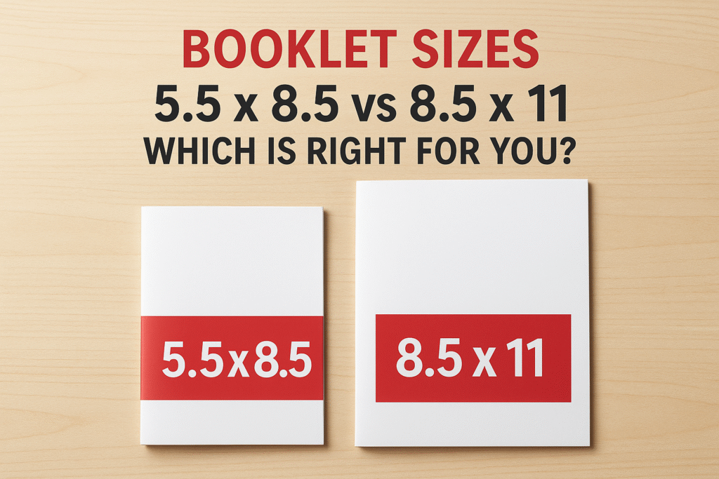Booklet Sizes (5.5x8.5 vs 8.5x11): Which Is Right for You?