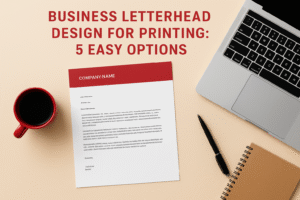 Business Letterhead Design for Printing: 5 Easy Options