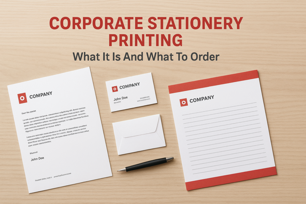 Corporate Stationery Printing: What It Is And What To Order
