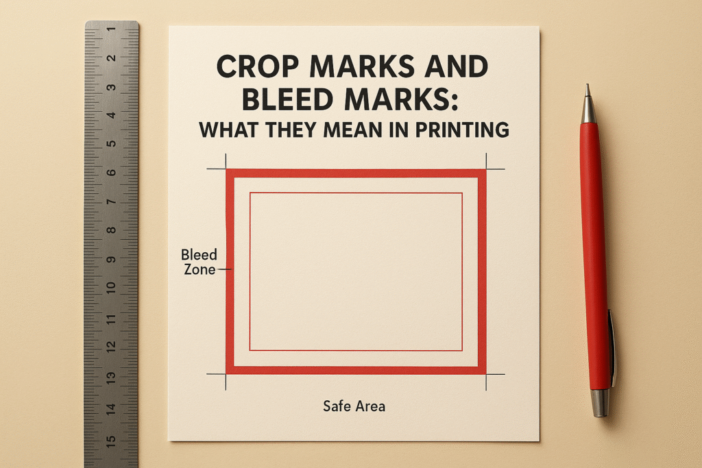 Crop Marks And Bleed Marks: What They Mean In Printing