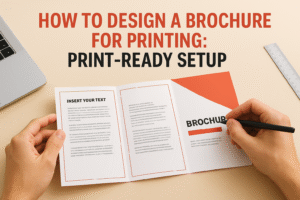 How To Design A Brochure For Printing: Print-Ready Setup