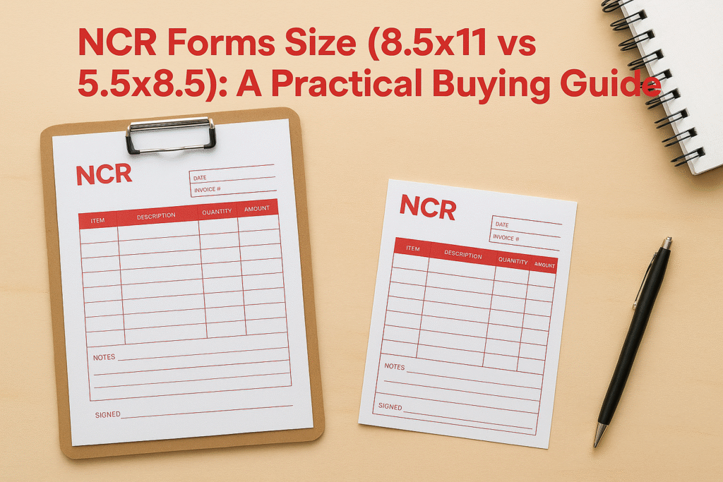 NCR Forms Size (8.5x11 vs 5.5x8.5): A Practical Buying Guide