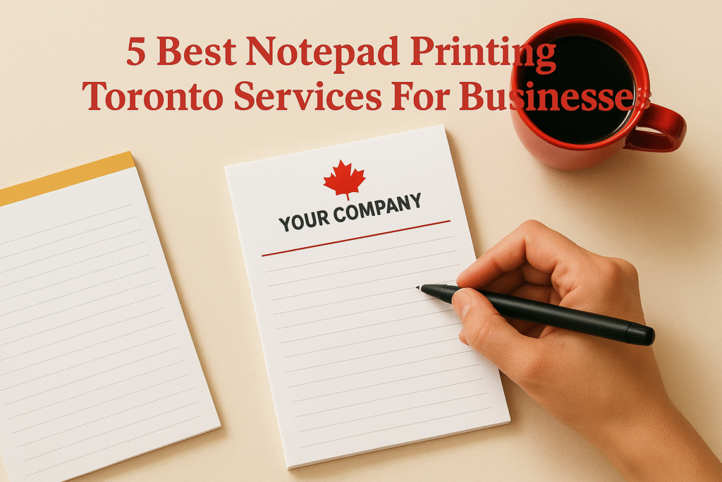 5 Best Notepad Printing Toronto Services For Businesses