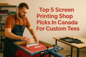 Top 5 Screen Printing Shop Picks In Canada For Custom Tees