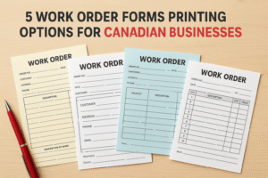 5 Work Order Forms Printing Options For Canadian Businesses