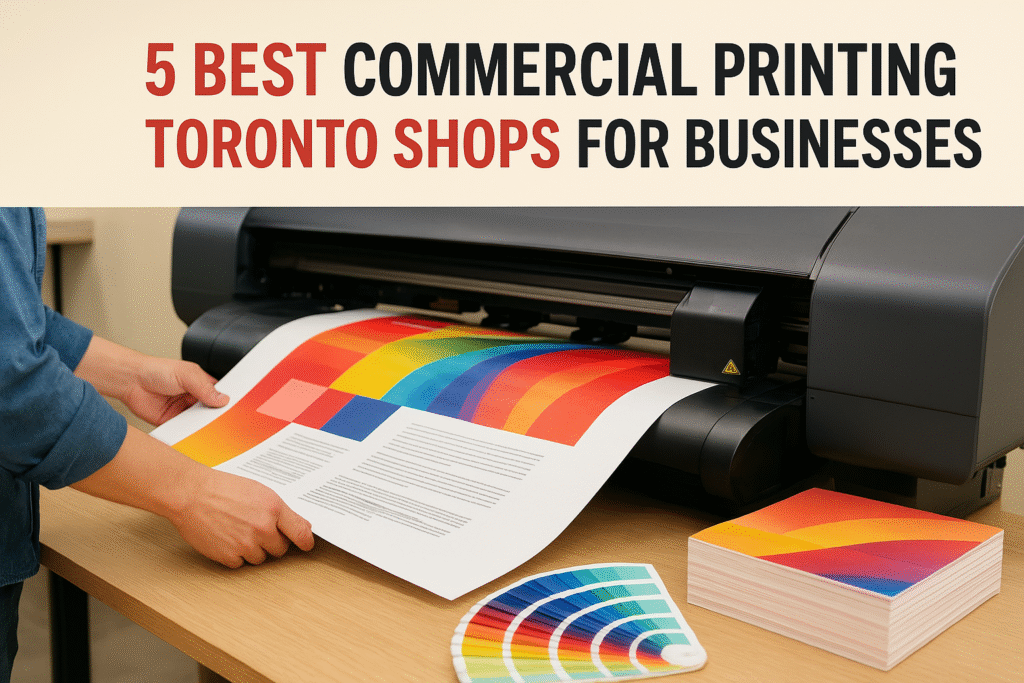 5 Best Commercial Printing Toronto Shops For Businesses