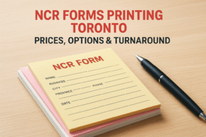 NCR Forms Printing Toronto: Prices, Options & Turnaround