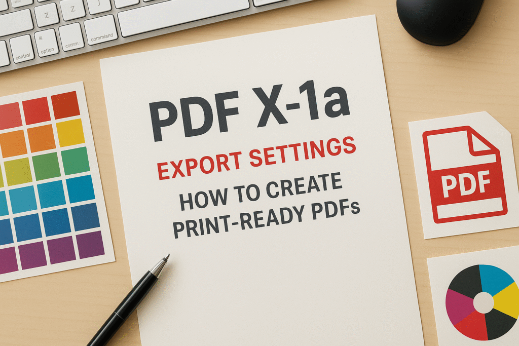 PDF X-1a Export Settings: How To Create Print-Ready PDFs