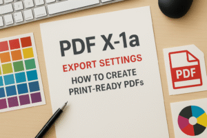 PDF X-1a Export Settings: How To Create Print-Ready PDFs