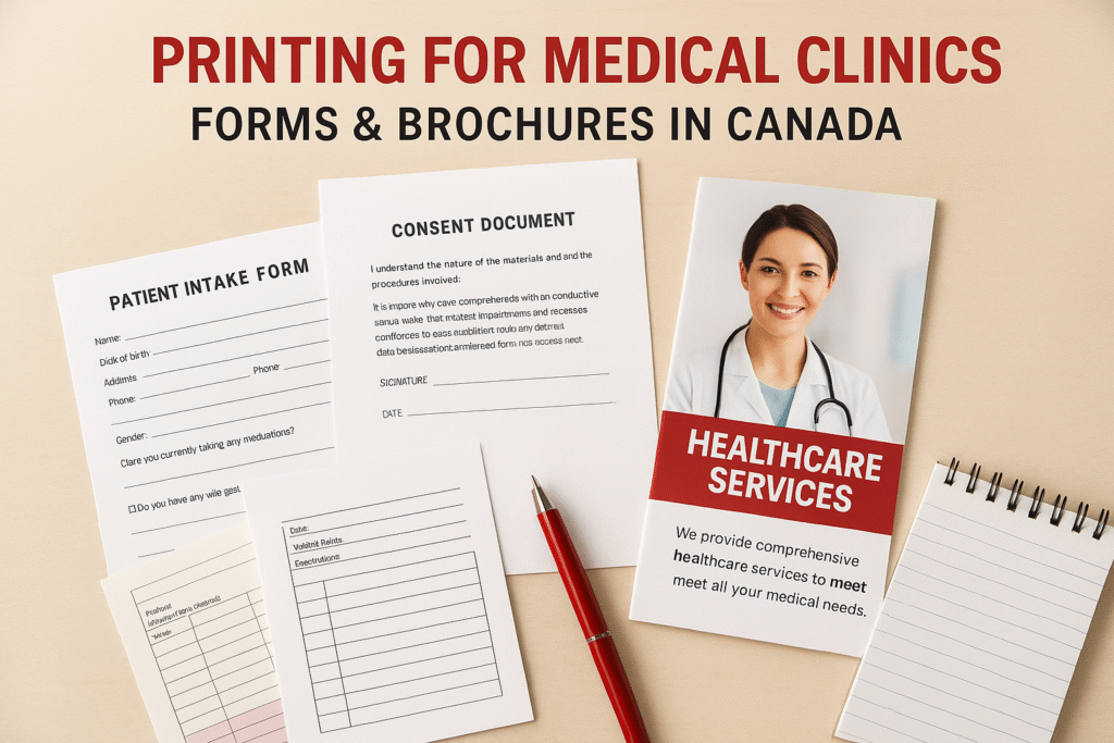 Printing For Medical Clinics: Forms & Brochures In Canada