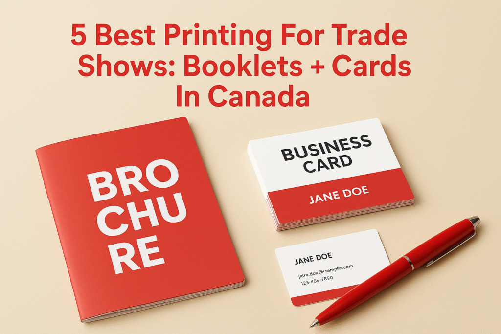 5 Best Printing For Trade Shows: Booklets + Cards In Canada