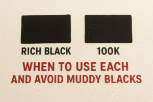 Rich Black Vs 100K: When To Use Each And Avoid Muddy Blacks