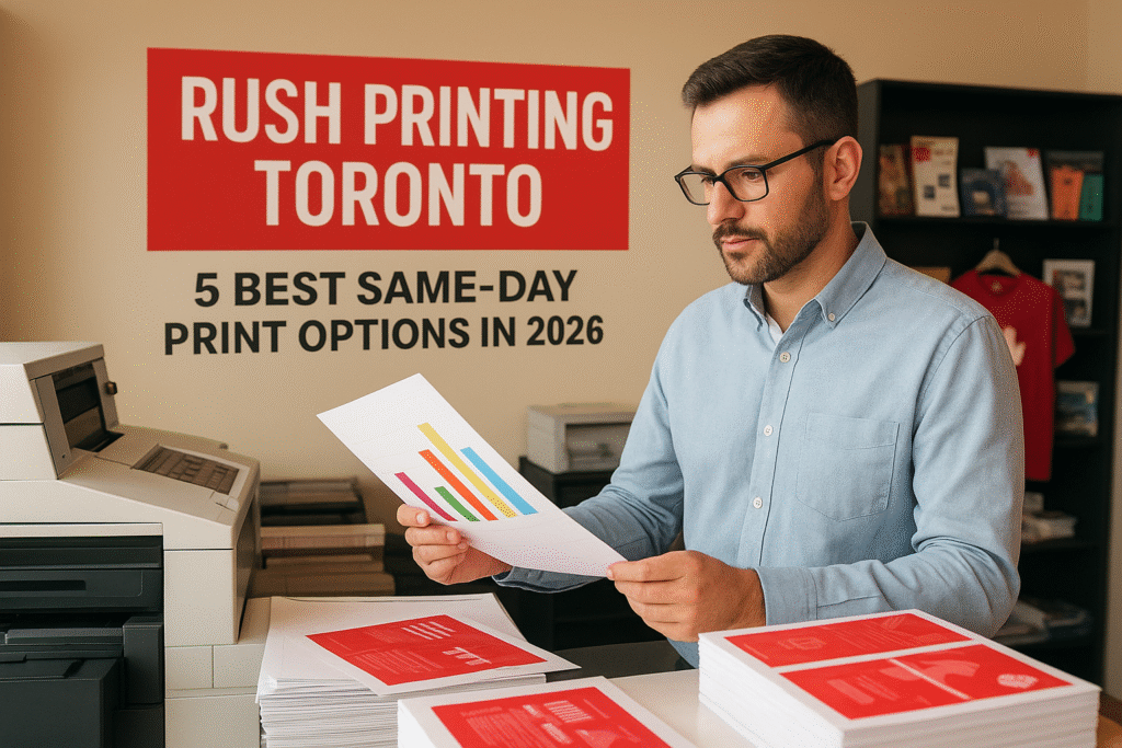 Rush Printing Toronto: 5 Best Same-Day Print Options In 2026