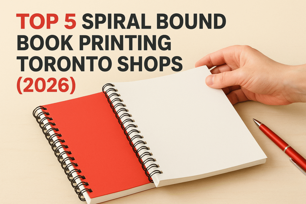 Top 5 Spiral Bound Book Printing Toronto Shops (2026)