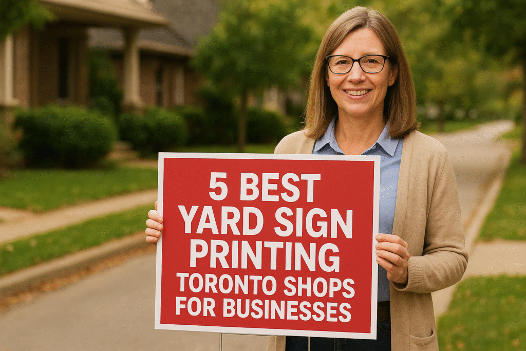 5 Best Yard Sign Printing Toronto Shops For Businesses