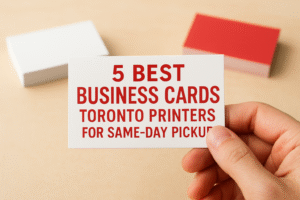 5 Best Business Cards Toronto Printers For Same-Day Pickup