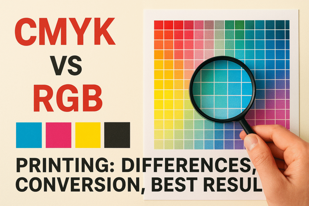 CMYK Vs RGB Printing: Differences, Conversion, Best Results