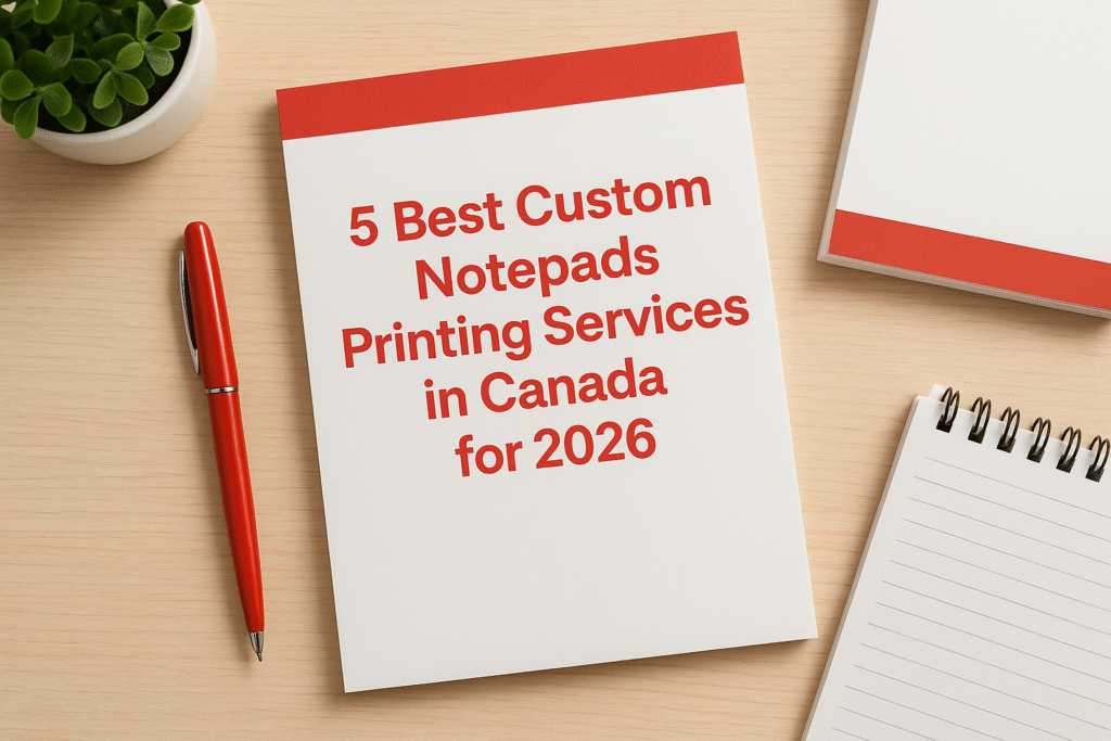 5 Best Custom Notepads Printing Services in Canada for 2026