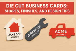 Die Cut Business Cards: Shapes, Finishes, And Design Tips