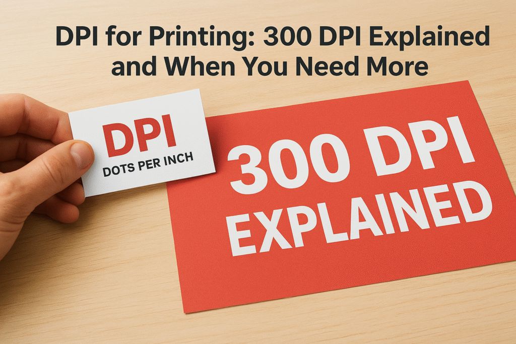 DPI for Printing: 300 DPI Explained and When You Need More
