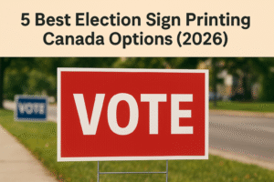 5 Best Election Sign Printing Canada Options (2026)