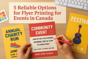 5 Reliable Options for Flyer Printing for Events in Canada