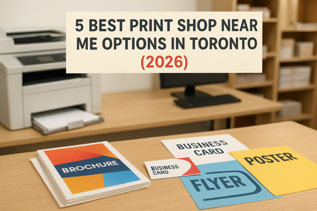5 Best Print Shop Near Me Options In Toronto (2026)