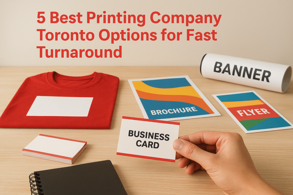 5 Best Printing Company Toronto Options for Fast Turnaround