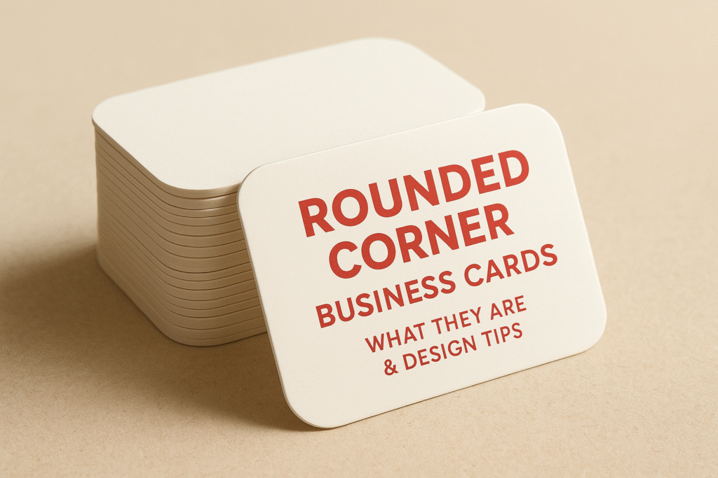 Rounded Corner Business Cards: What They Are & Design Tips