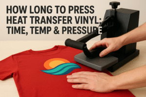 How Long To Press Heat Transfer Vinyl: Time Temp & Pressure