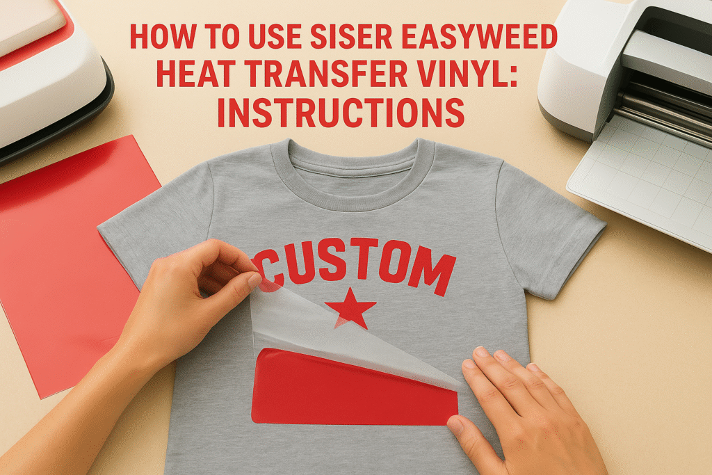 How To Use Siser EasyWeed Heat Transfer Vinyl: Instructions
