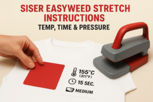 Siser EasyWeed Stretch Instructions: Temp, Time & Pressure
