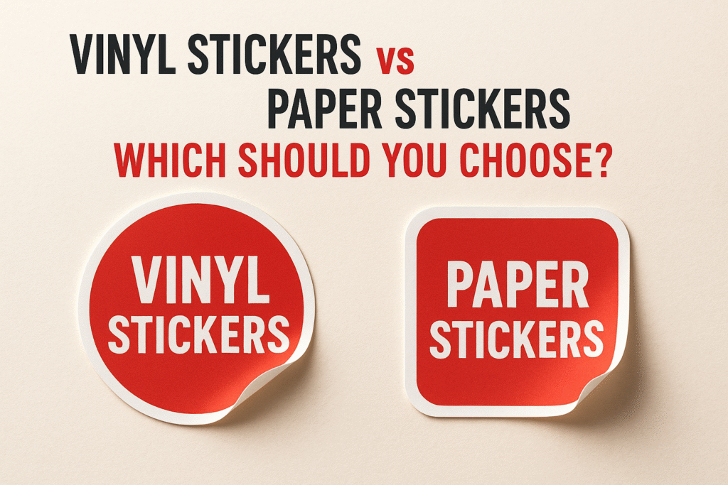Vinyl Stickers vs Paper Stickers: Which Should You Choose?